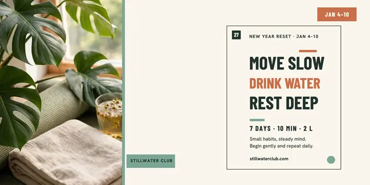 Stillwater Club New Year reset block post: new year reset post template