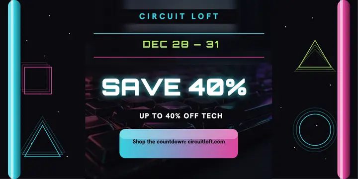 Circuit Loft New Year countdown sale post template
