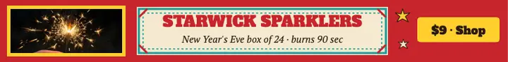 New Year's sparklers leaderboard, matchbox label template