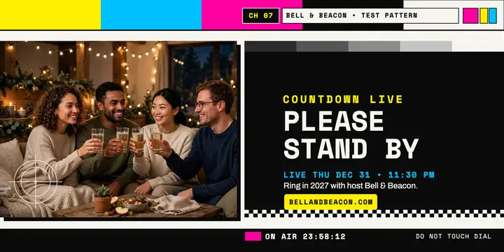 Countdown Live New Year standby post template