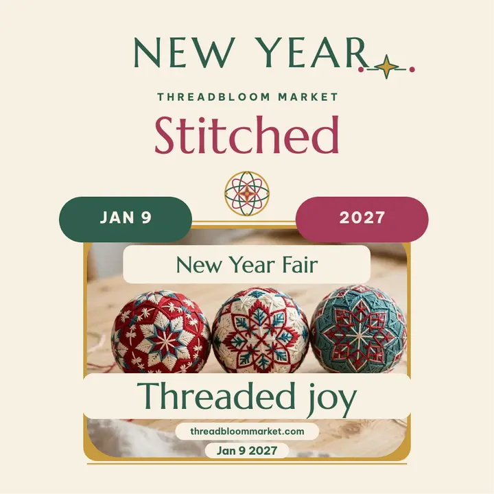 Threadbloom New Year thread balls post: thread balls post template