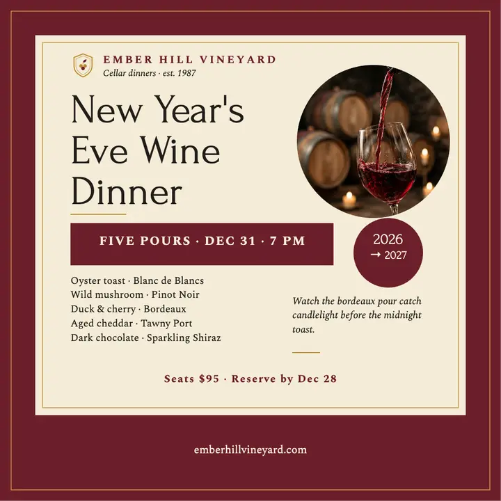 Ember Hill New Year wine dinner post template