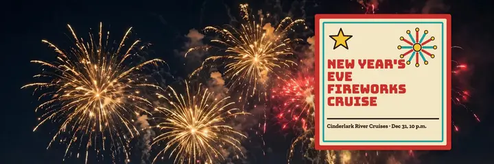 Cinderlark New Year's Eve cruise header template