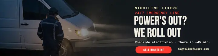 Nightline Fixers night roadside billboard template