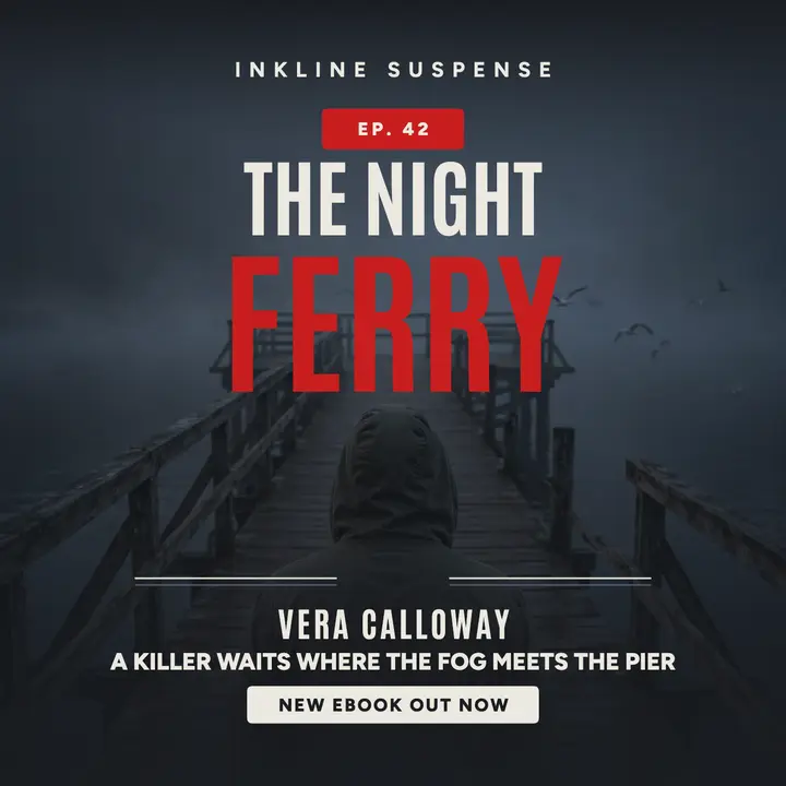 Night Ferry thriller podcast cover template