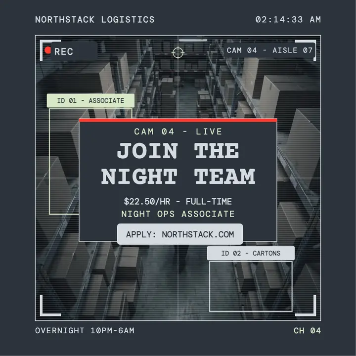 Northstack night ops hiring post template