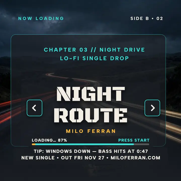 Milo Ferran Night Route loading post template