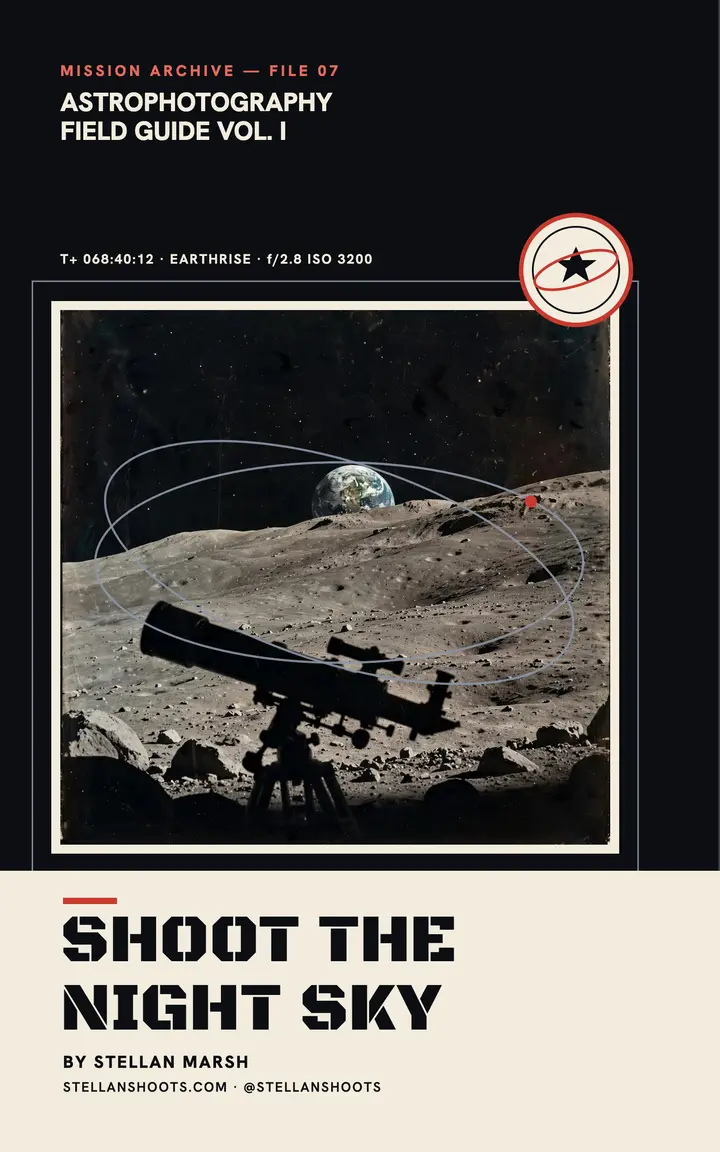 Shoot the Night Sky mission archive ebook template
