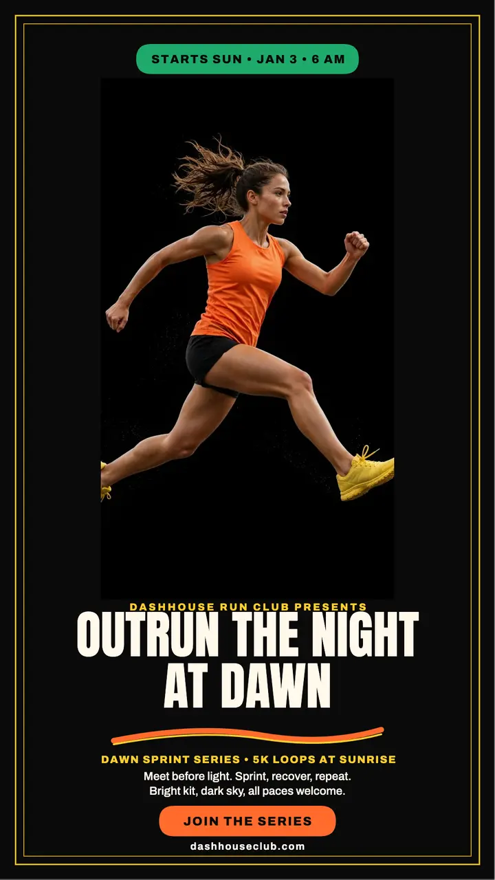 Dashhouse dawn sprint night story template