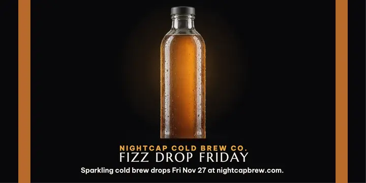 Nightcap sparkling cold brew launch post: cold brew launch post template