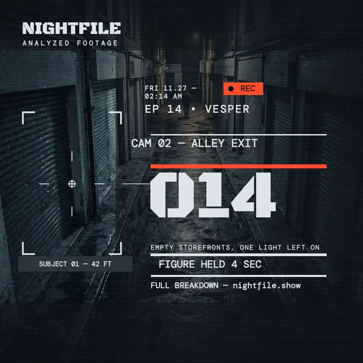 Nightfile alley footage post template