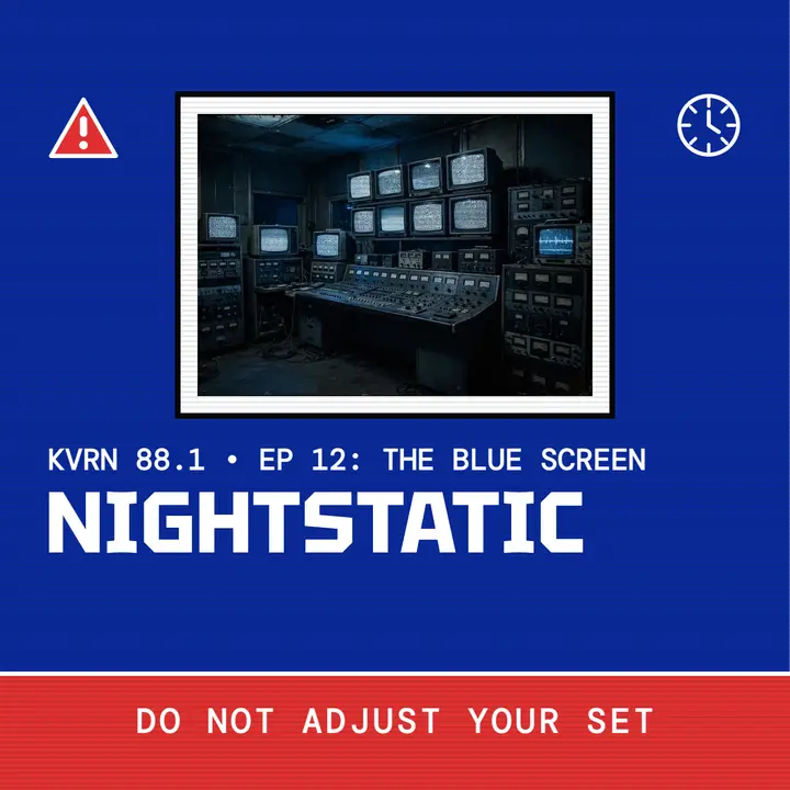 Nightstatic signal-hijack podcast cover template