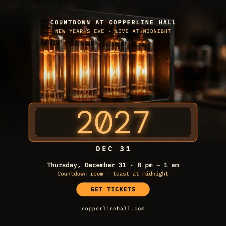 Copperline Hall New Year countdown post template