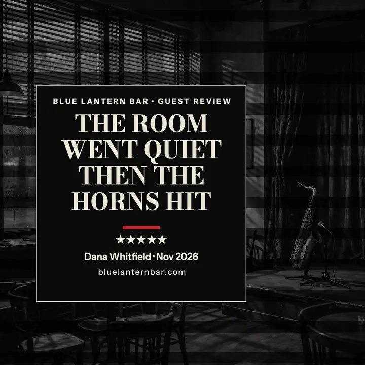 Blue Lantern Bar noir guest review template