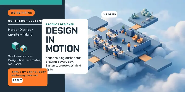 Northloop hiring product designers post template