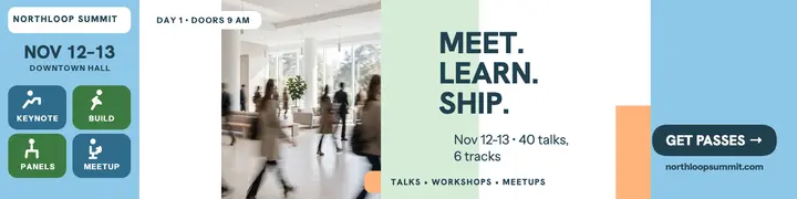 Northloop Summit schedule banner template