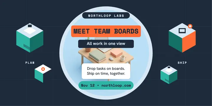 Northloop Team Boards remote launch post template