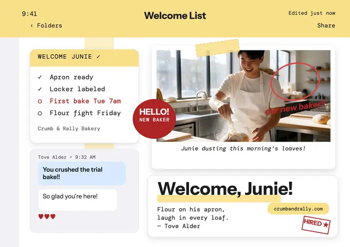 Junie welcome aboard notes certificate: welcome aboard certificate template