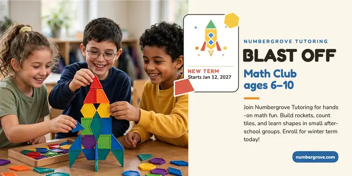 Numbergrove math club blast off post template
