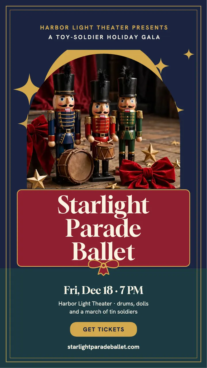 Starlight Parade Ballet gala story: ballet gala story template