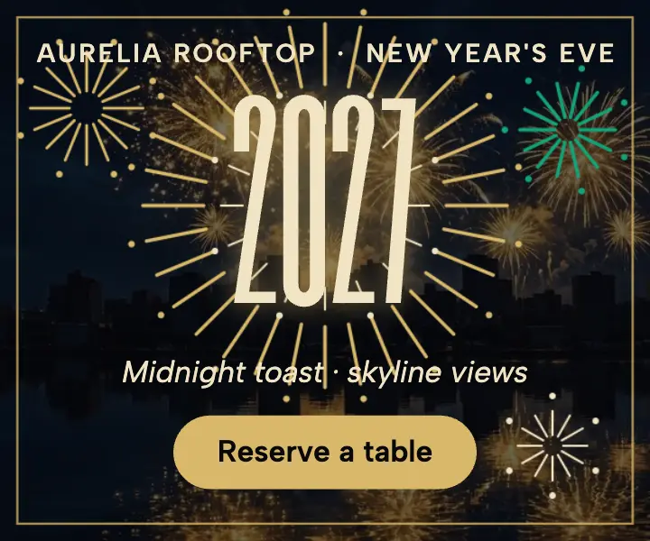 Aurelia Rooftop New Year's Eve ad template