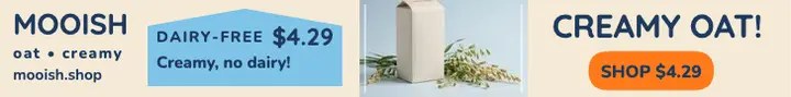 Mooish Oat creamy carton leaderboard template