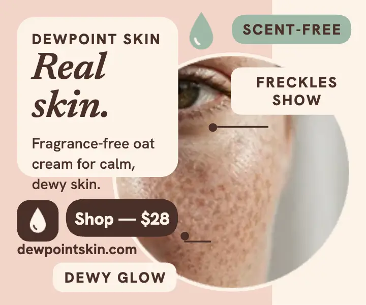 Dewpoint Oat Milk Cream close-up ad template