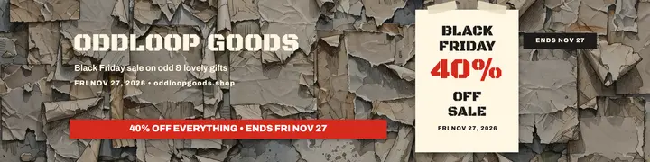 Oddloop Black Friday wall sale banner template