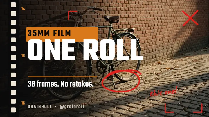 Grainroll one roll film thumbnail template