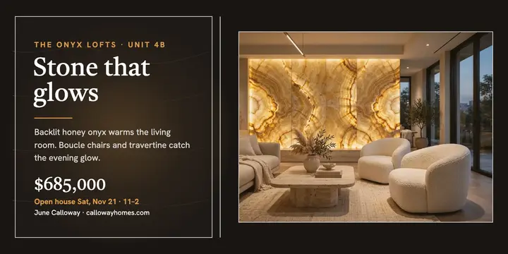 Onyx Lofts luxury condo listing post template