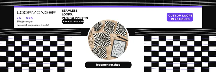 Loopmonger loop packs creator header template