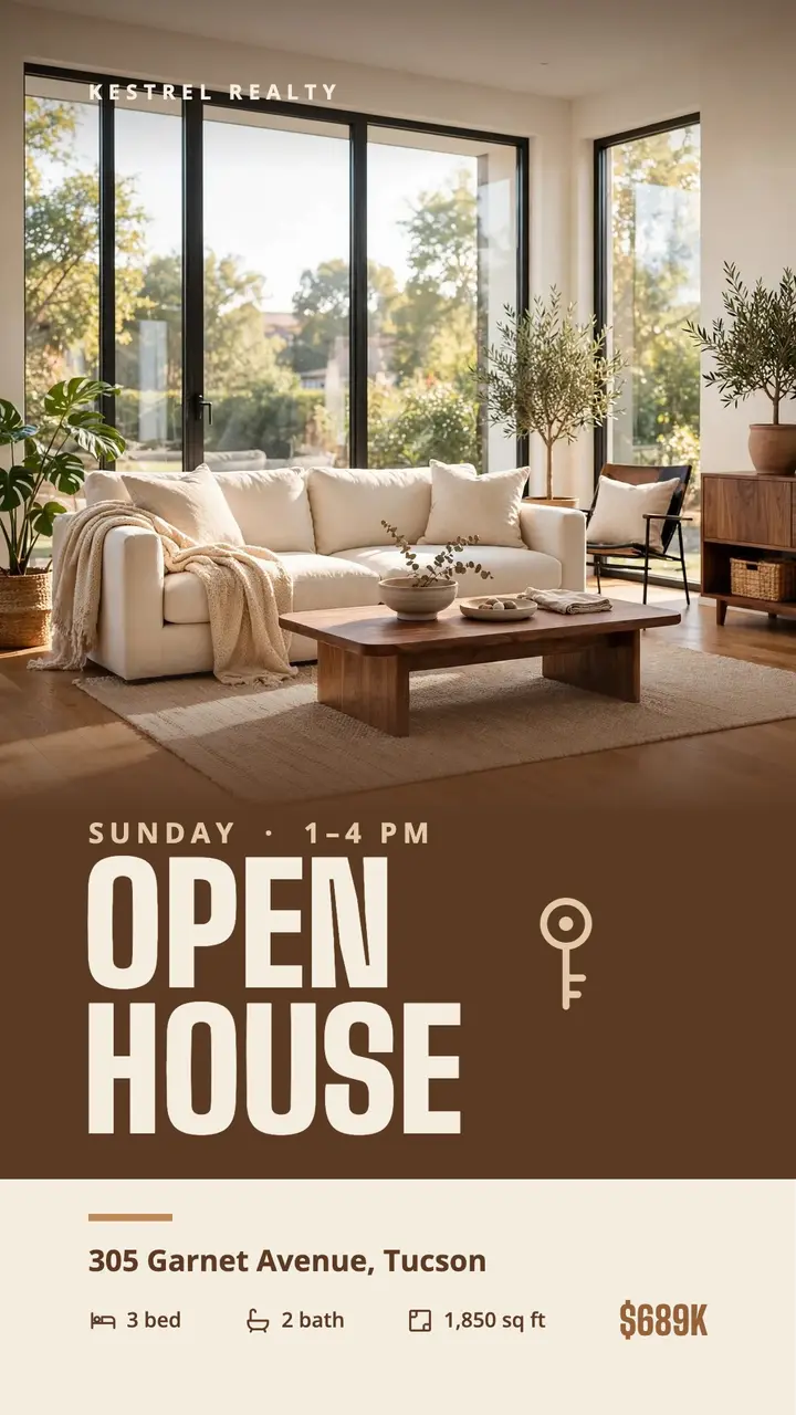 Open house story template