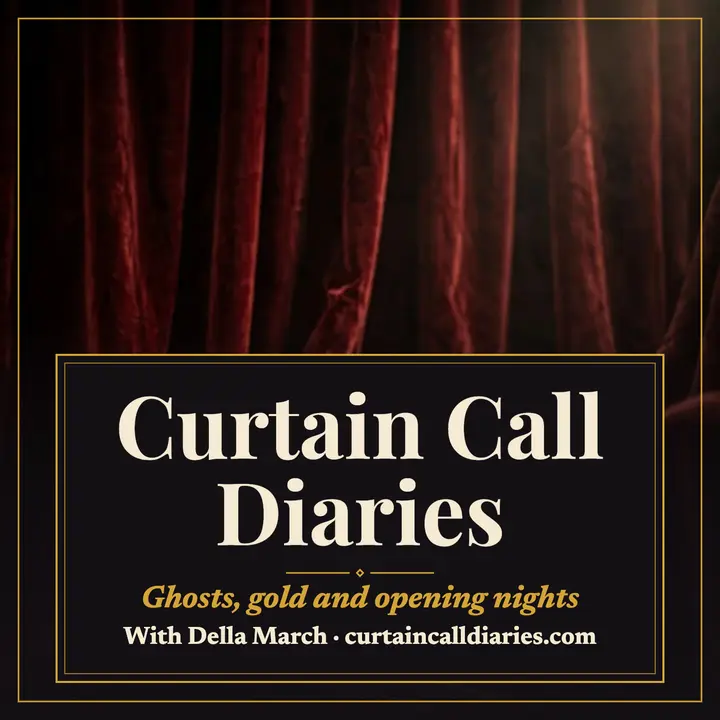 Curtain Call Diaries opera podcast cover template