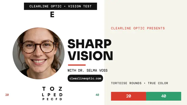 Clearline Optic eye chart thumbnail template