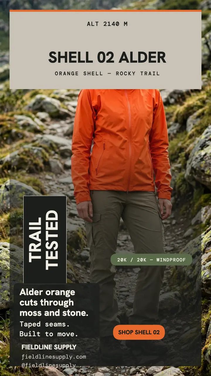 Fieldline Shell 02 Alder trail story template
