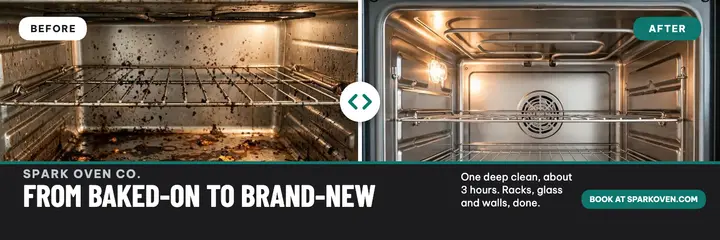 Spark Oven before after header template