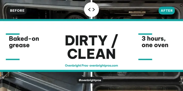 Ovenbright oven clean slider post: oven cleaning before after post template