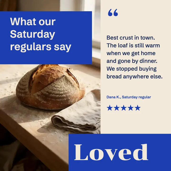 Marrowfield Bakehouse review post template