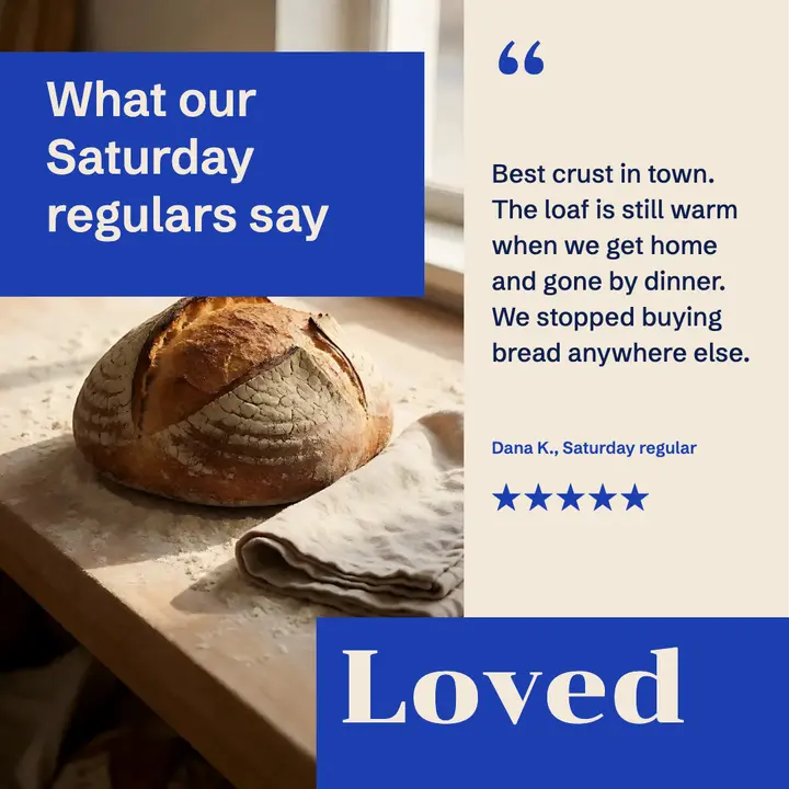 Marrowfield Bakehouse review post template