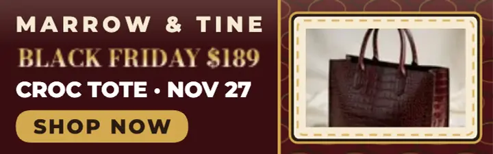 Marrow and Tine Black Friday tote ad template