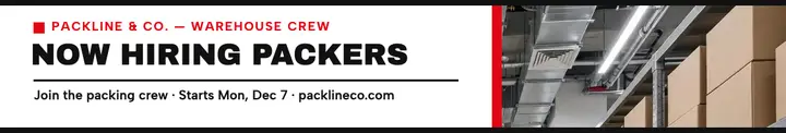 Packline packing crew hiring cover template