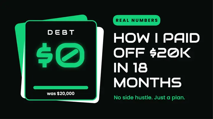 Paid off $20k thumbnail template