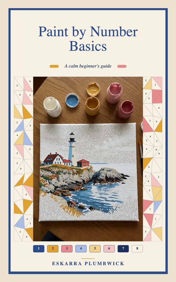 Paint by Number Basics ebook cover template