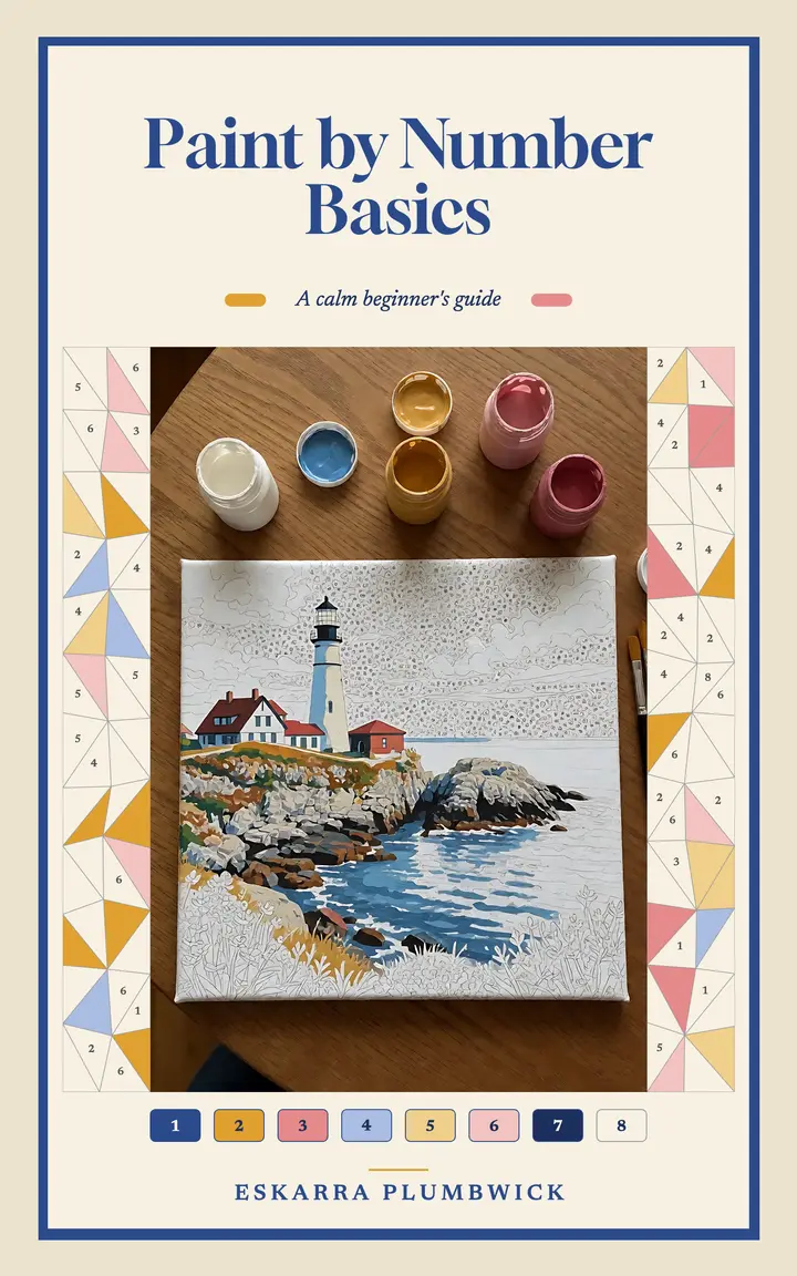 Paint by Number Basics ebook cover template