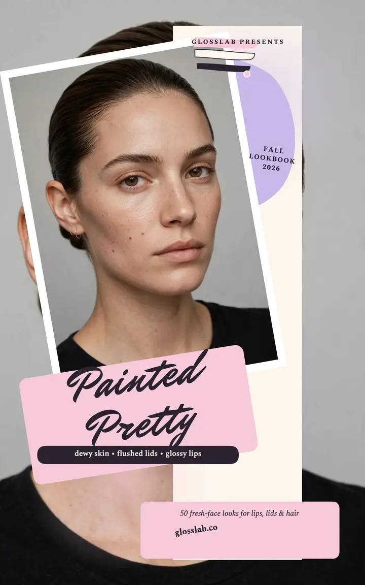 Painted Pretty fall lookbook cover template