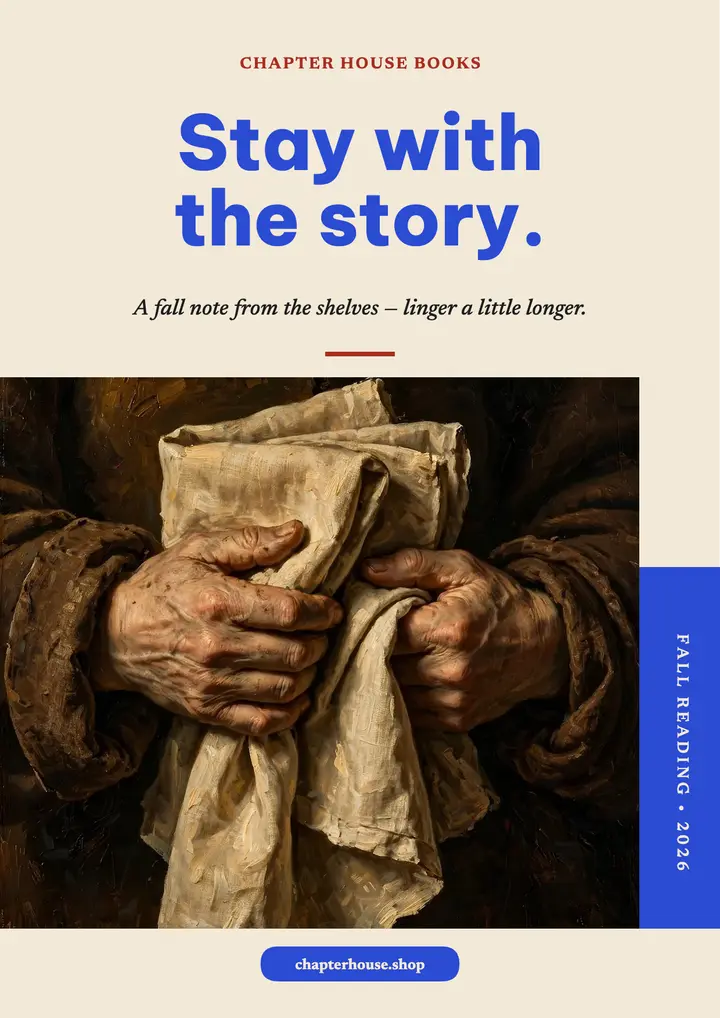 Chapter House stay with story quote flyer: bookstore quote flyer template