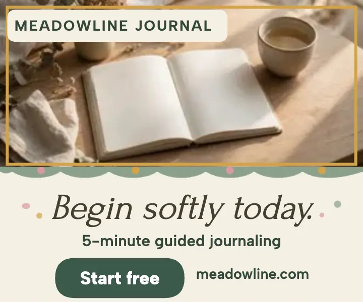 Meadowline painted journaling rectangle ad template