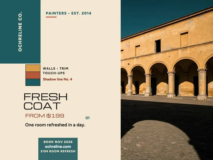 Ochreline painter promo piazza slide template