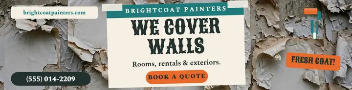 Brightcoat Painters torn poster billboard template