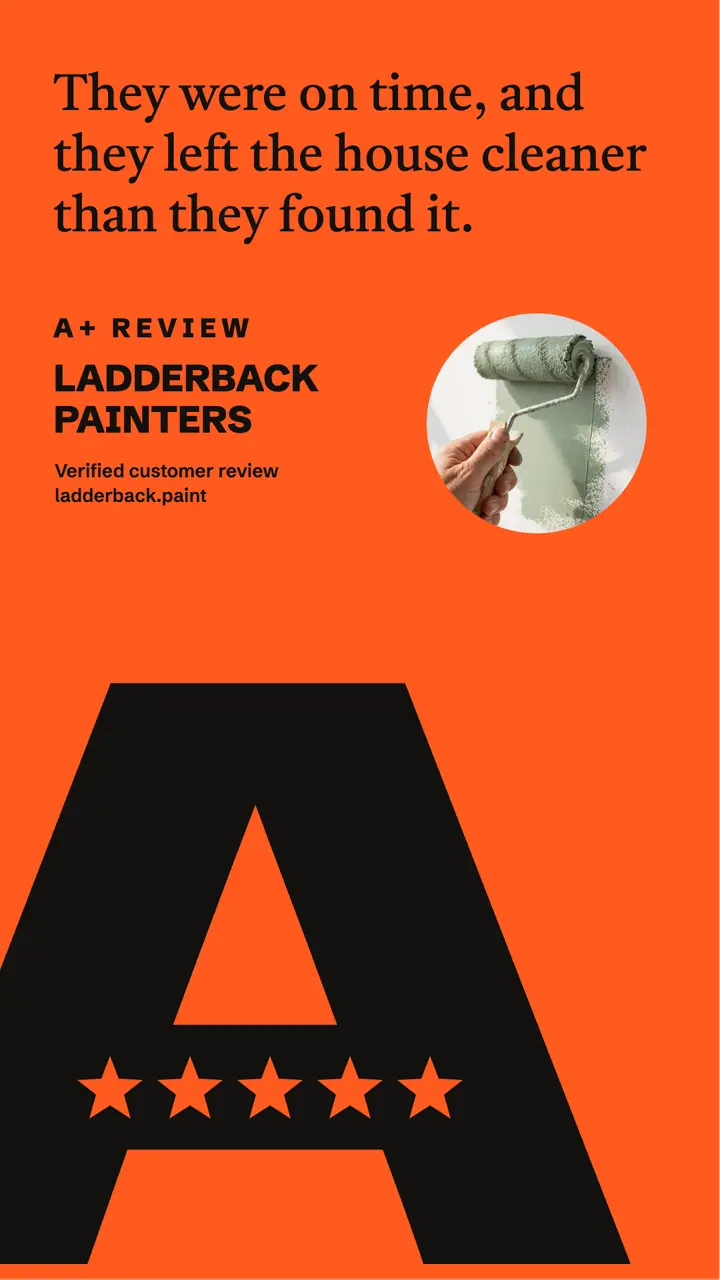 Ladderback Painters A+ review story template